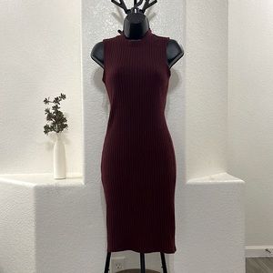 FOREVER 21 Ribbed Knit Bodycon Dress